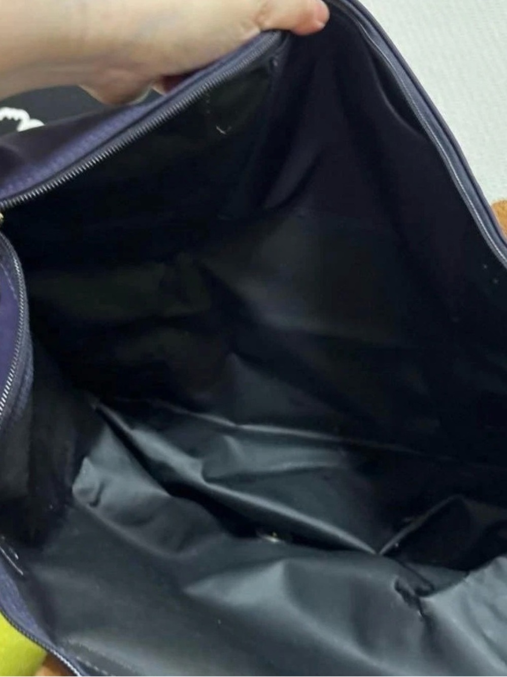Longchamp purple nylon tote - Picture 6 of 8